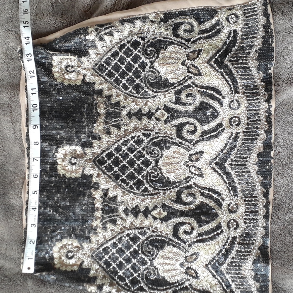 Sequined Mini Skirt